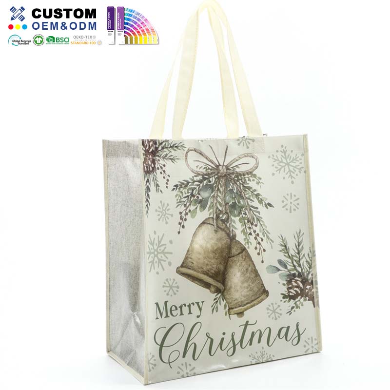 Beige Polypropylene Non Woven Shopper Bag
