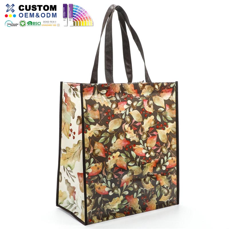 Flower Pattern PP Non Woven Shopper