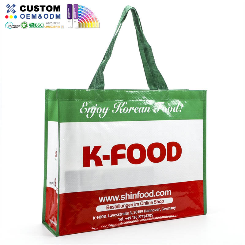 Large PP Woven Laminated Bag K-Food