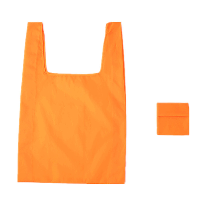 Polyester reusable foldable grocery bags