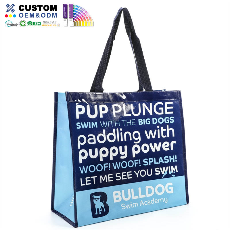 PP Non Woven Shopper W / Snap Button