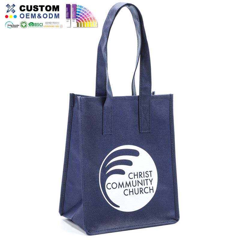PP Non Woven Shopper with Rectangular X Stitch