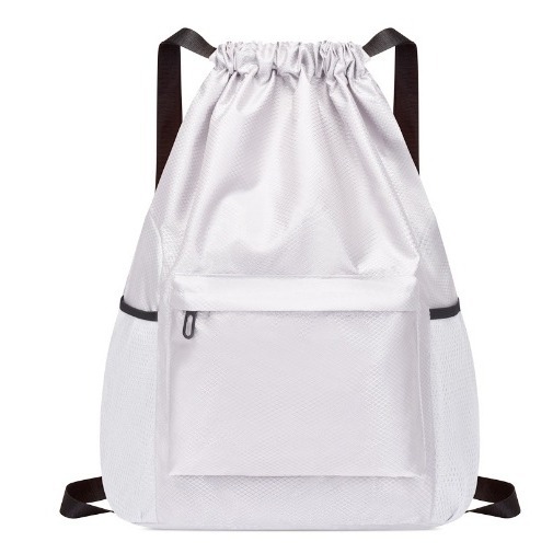 Reflective Water-Resistant Gym Drawstring Bag
